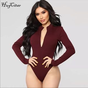 New burgundy bodysuit